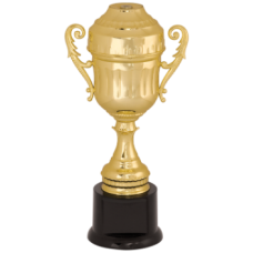 CPC101G - 10 1/4" Gold Plastic Completed Cup Trophy