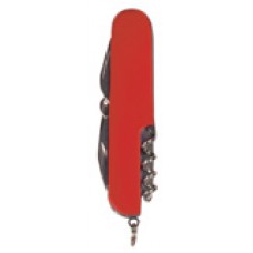 GFT012 - 3 1/2" Red 8-Function Multi-Tool Pocket Knife