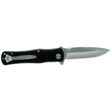 GFT015 - 4 1/2" Black Anodized Aluminum Handle Knife