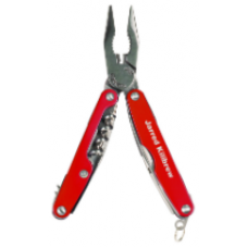 GFT041 - 4" Red 14-Function Multi-Tool with Black Pouch
