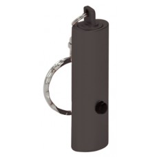 GFT055 - 2" Black 1-LED Laserable Flashlight with Keychain