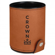 GFT1019 - Rawhide Laserable Leatherette Dice Cup with 5 Dice