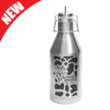 LGR641 Polar Camel 64 oz. Stainless Steel Vacuum Insulated Growler with Swing-Top 